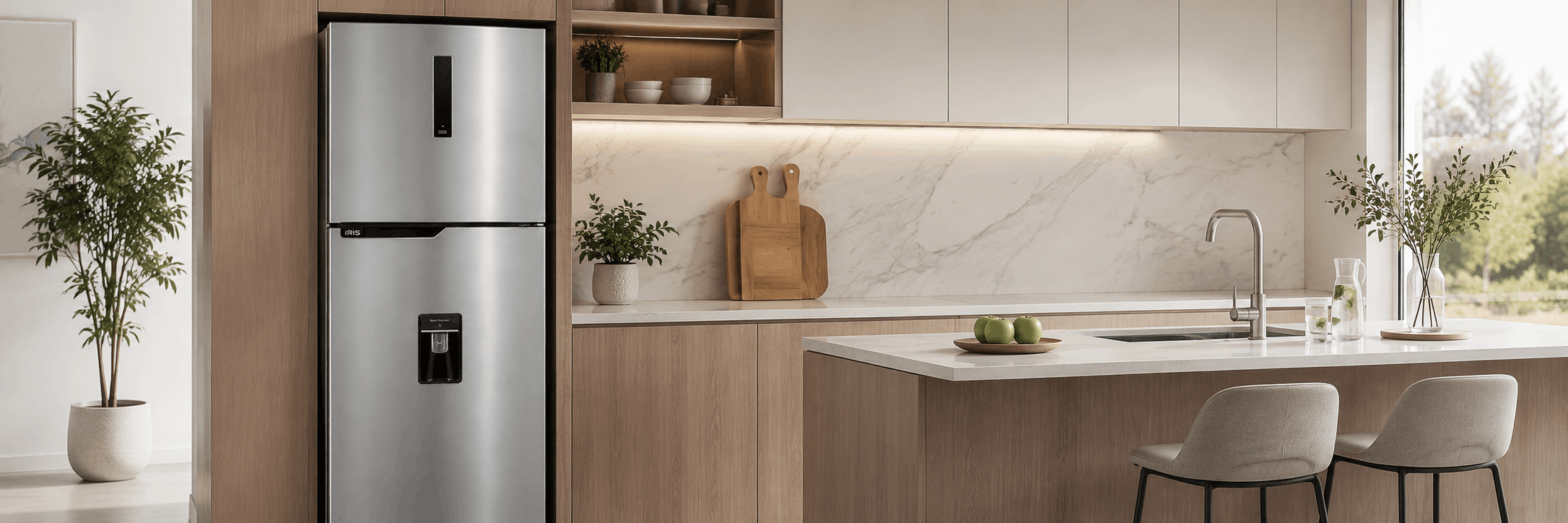 Réfrigérateur Iris 480 Litres Inox